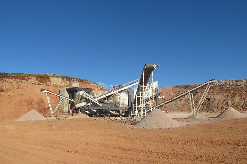 100-120tph mobile crushing and screening plant in Algeria