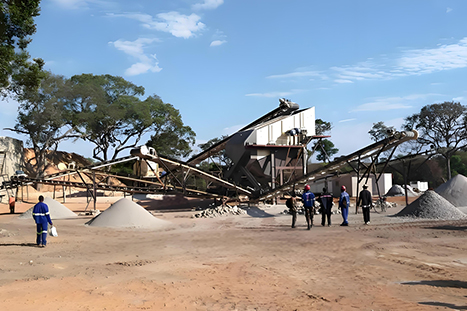 400-450t/h Soft Rock Crushing Plant
