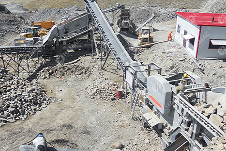 100t/h Soft Rock Portable Crushing Plant
