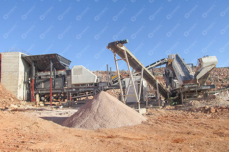 150t/h Soft Rock Portable Crushing Plant
