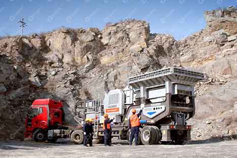 200t/h Soft Rock Portable Crushing Plant