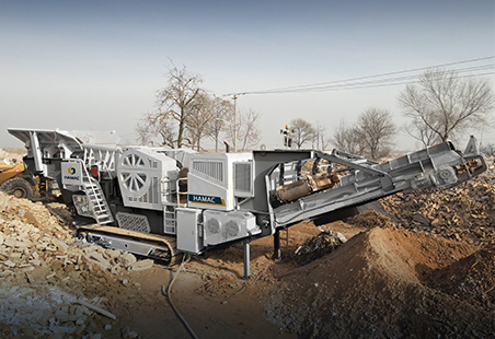 300t/h Soft Rock Portable Crushing Plant
