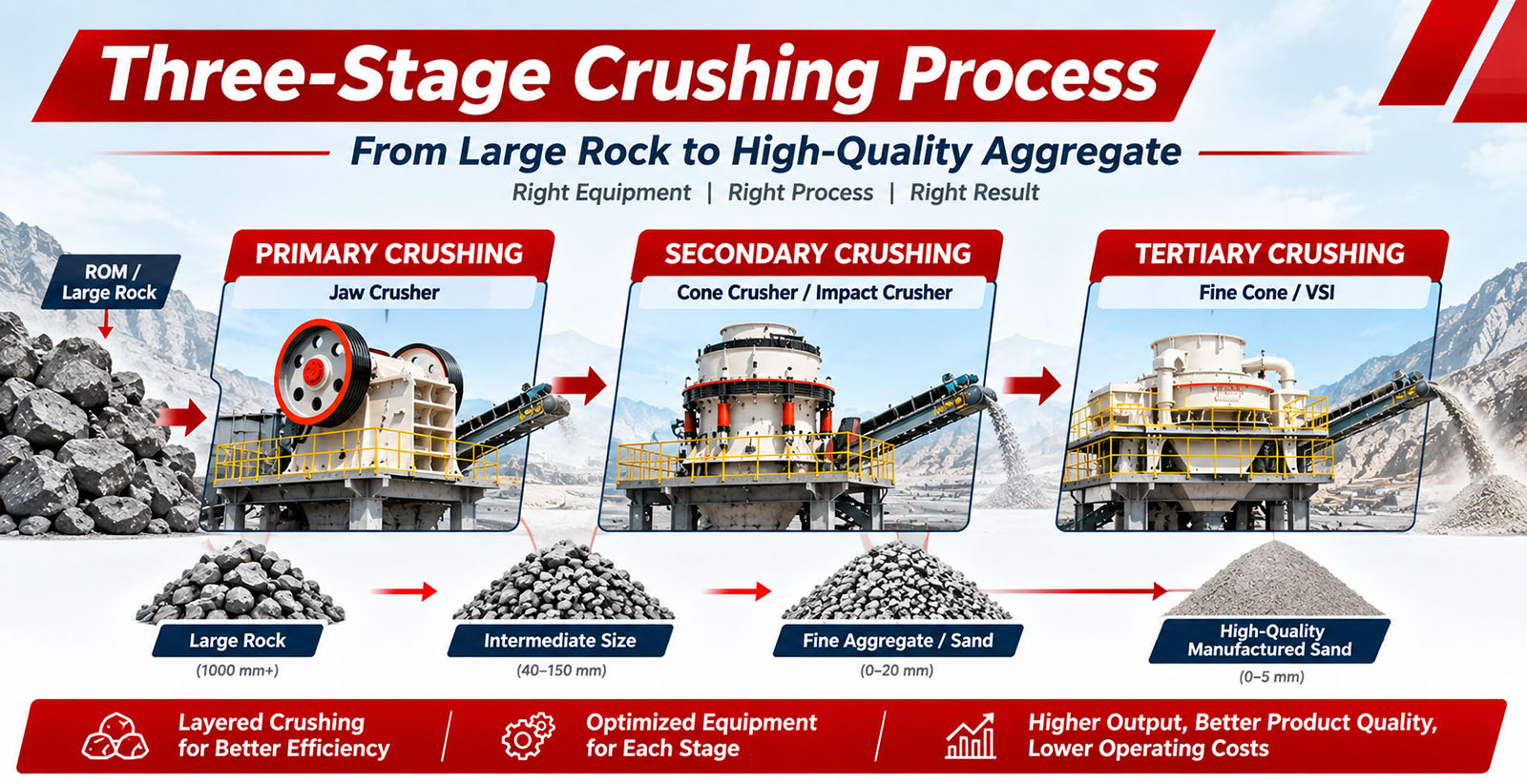 What Each Crushing Stage Actually Does