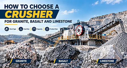 How to Choose a Crusher for Granite, Basalt and Limestone | HAMAC