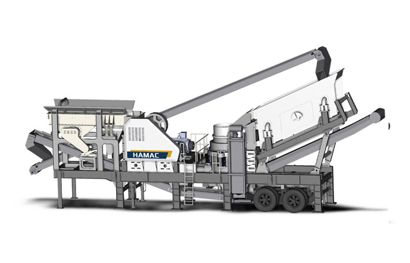 Mobile 4 In 1 Crushing And Screening Plant