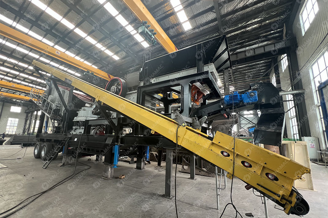 Mobile 4 In 1 Crushing And Screening Plant