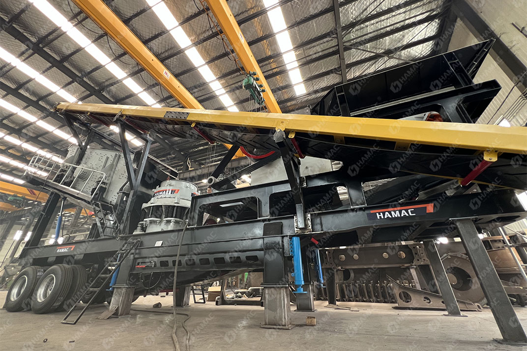 Mobile 4 In 1 Crushing And Screening Plant