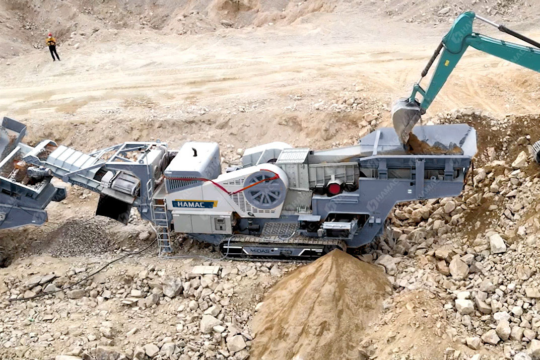 Tracked jaw Crusher Plant