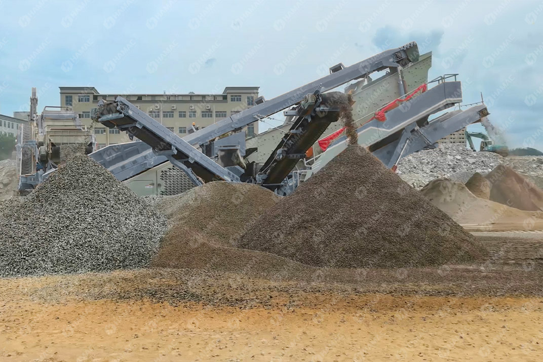 Tracked Vibrating Screening Plant