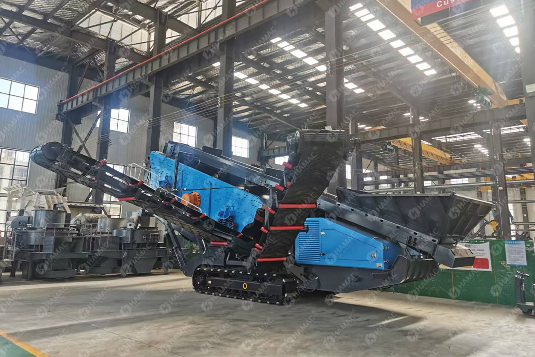 Tracked Vibrating Screening Plant