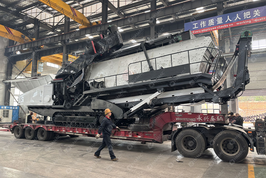 Tracked Vibrating Screening Plant