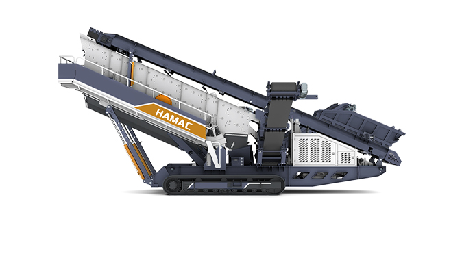 Tracked Vibrating Screening Plant